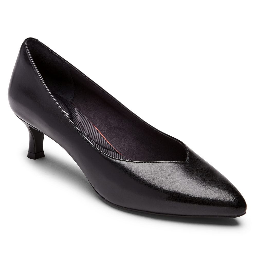 Rockport Klackar Skor Dam Svarta - Total Motion Kaiya V - ZIWJU5649